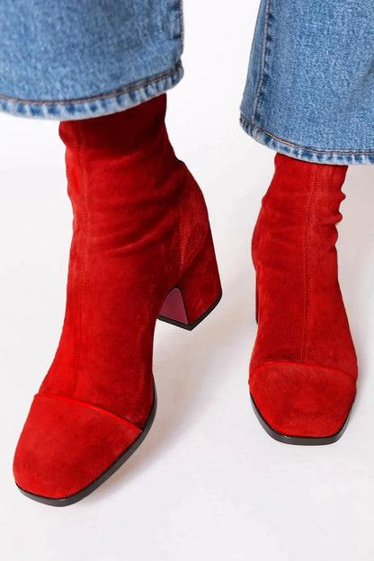 Milena | Women's Casual Square Toe Boots