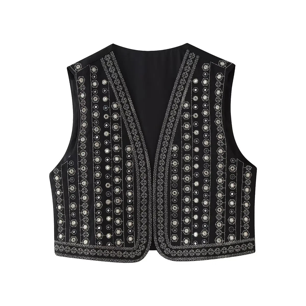 Sabelira | Women's Embroidered Sequin Boho Beach Piece