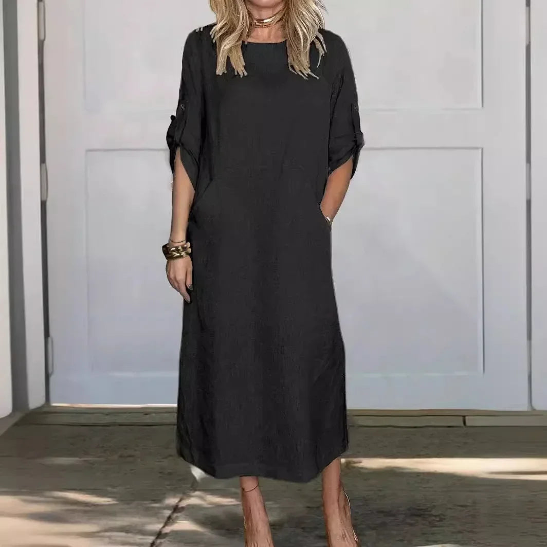 Roseline | Women's Oversized Beach A-Line Evening Dress