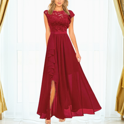 Armida | Women's Maxi Floral Sequin Lace Dress