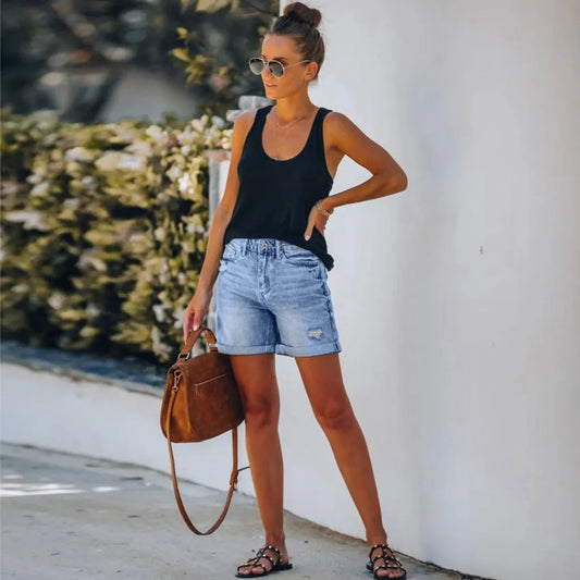 Aitana | Women's Lace Summer High Shorts