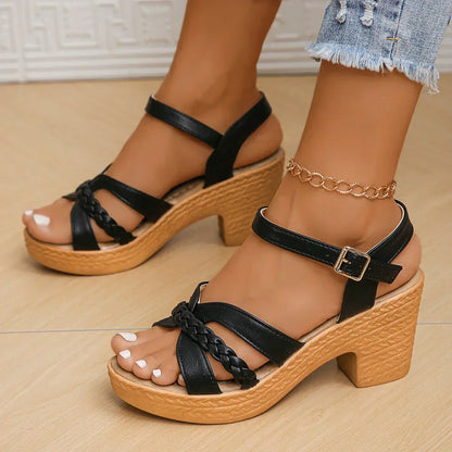 Elen | Women's Strappy Open-Toe Comfortable Sandals