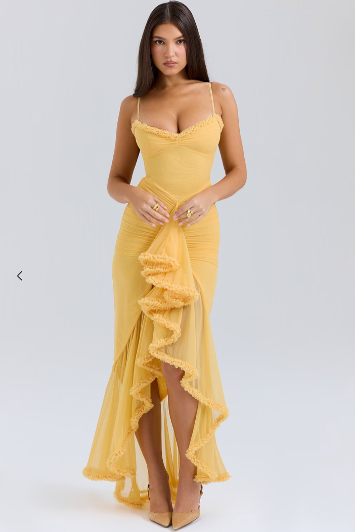 Delora | Women's Lace Ruffle Wedding Dress