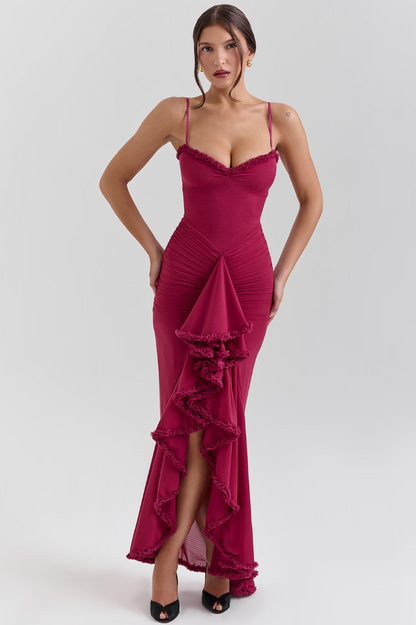 Delora | Women's Lace Ruffle Wedding Dress