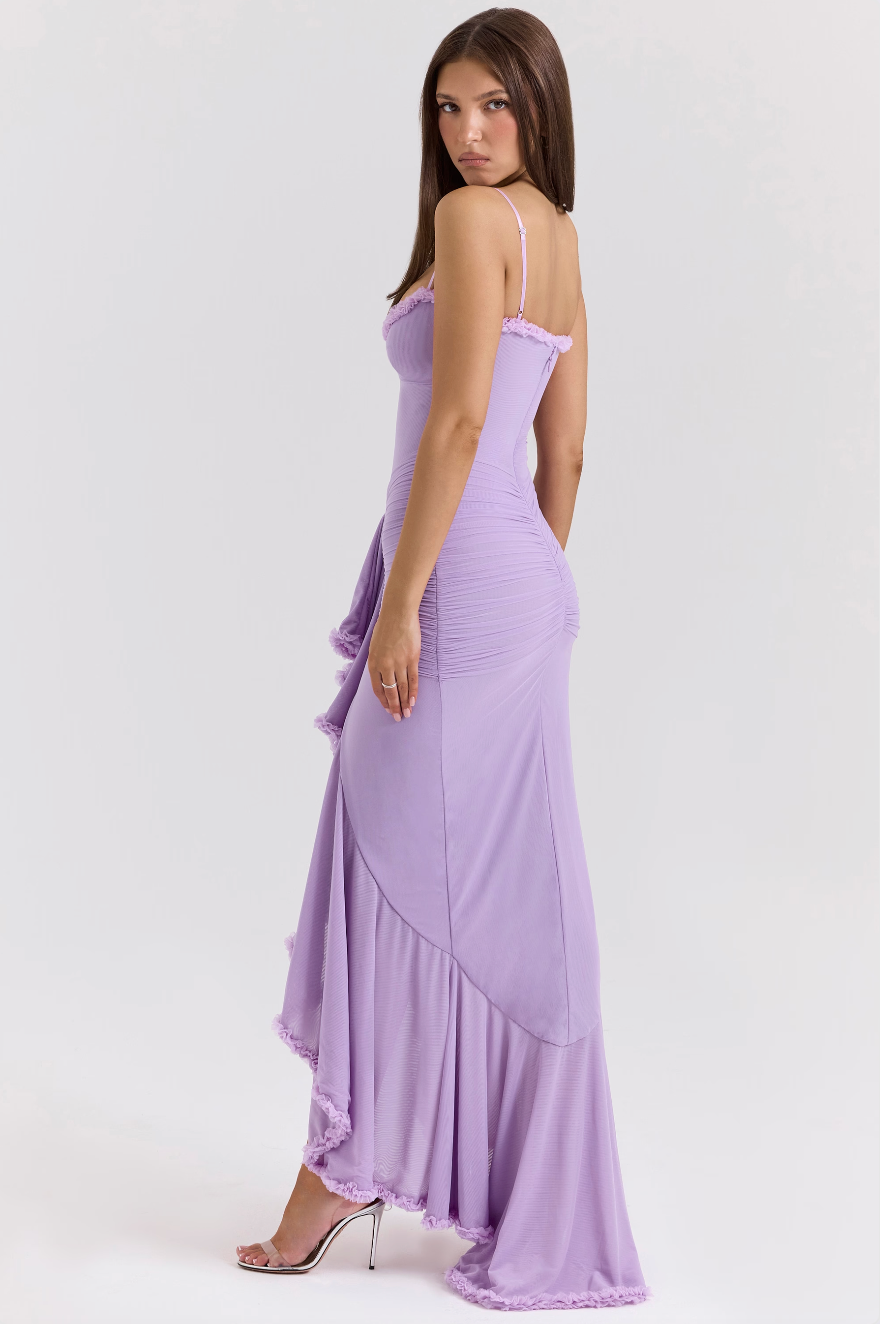 Delora | Women's Lace Ruffle Wedding Dress