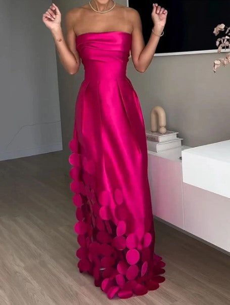 Valoma | Women's Wedding Elegant Flowing Dress