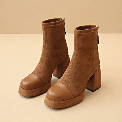 Haidee | Women's Ankle Classic Suede Boots