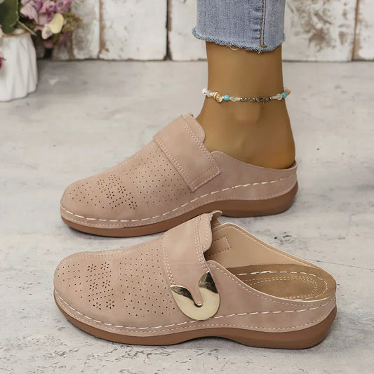 Ceridwen | Women's Lace Adjustable Wedge Sandals