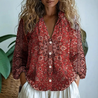 Zelande | Women's Casual Relaxed Nature Blouse