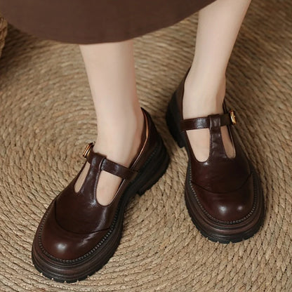 Moon | Women's Lace Casual T-Bar Heels