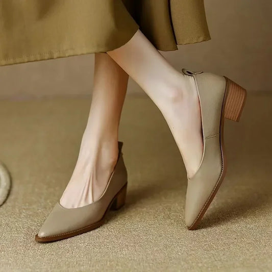 Glow | Women's Workwear Block Heel Shoes
