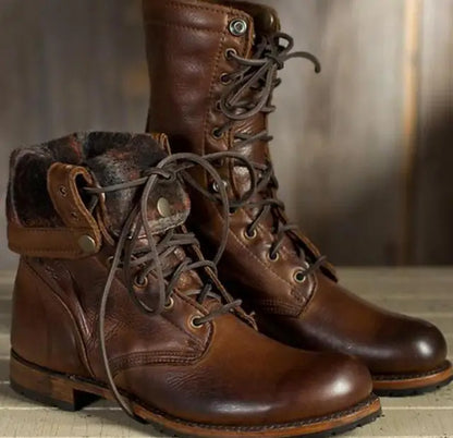Ljubica | Women's Lace Casual Lace-Up Boots