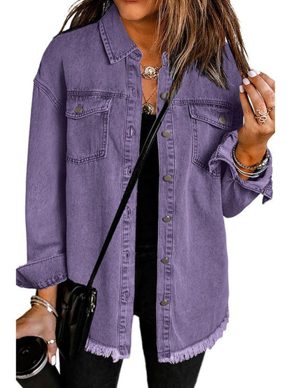 Ulrida | Women's Floral Oversized Casual Jacket