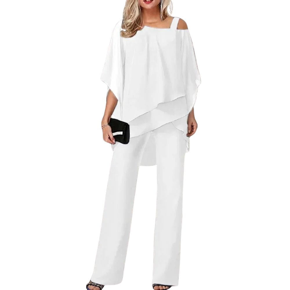 Pietersite | Women's Lace Chiffon Wide-Leg Wedding Top