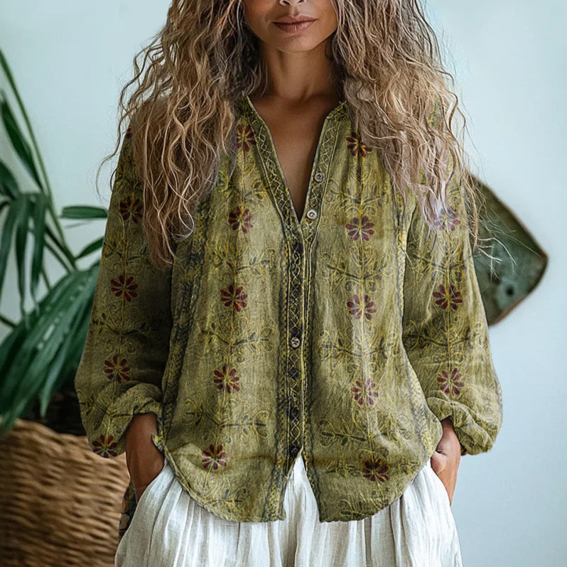 Zelande | Women's Casual Relaxed Nature Blouse
