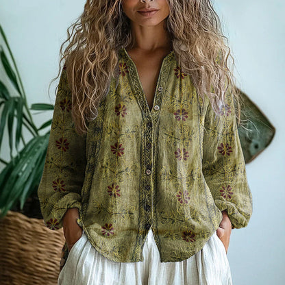 Zelande | Women's Casual Relaxed Nature Blouse