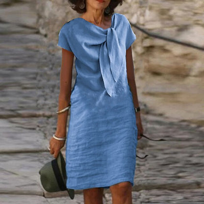 Venetia | Women's Midi Summer Bow Dress