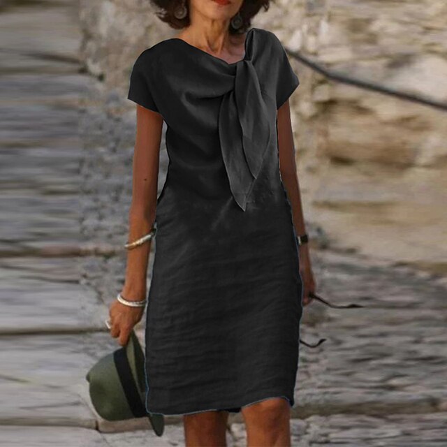 Venetia | Women's Midi Summer Bow Dress