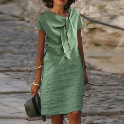 Venetia | Women's Midi Summer Bow Dress