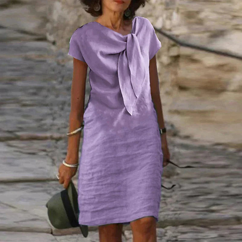 Venetia | Women's Midi Summer Bow Dress