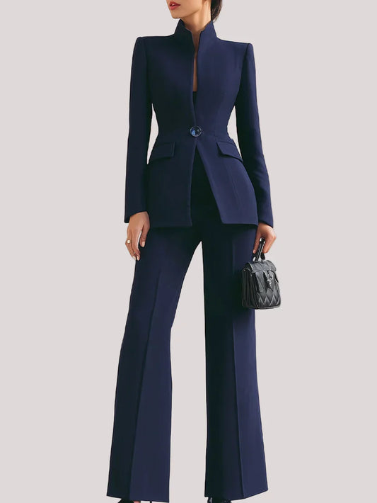 Larimar | Women's Lace Workwear Two-Piece Trousers