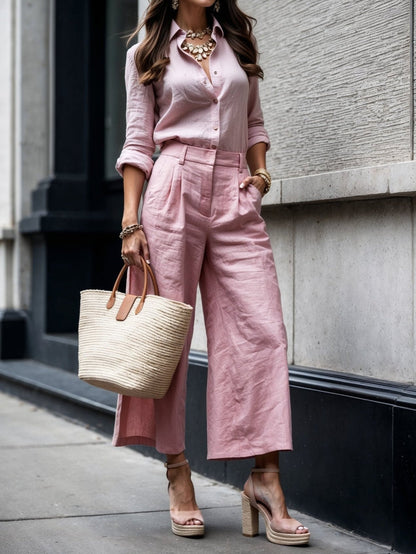 Idamira | Women's Casual Capri Pants Set