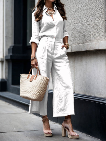 Idamira | Women's Casual Capri Pants Set