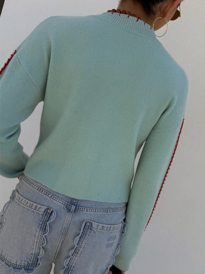Vendelinde | Women's Wide-Leg Casual Fun Cardigan