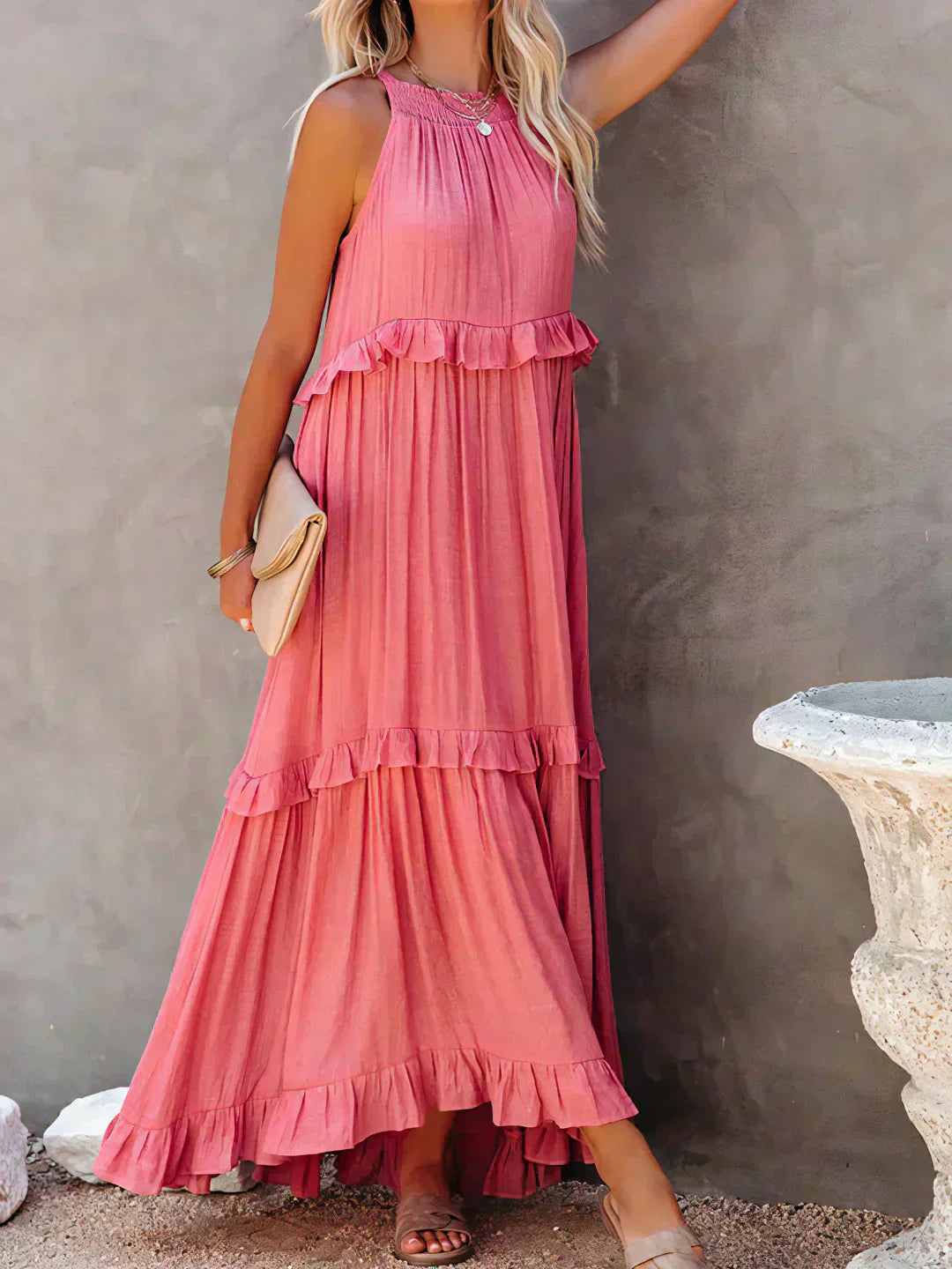 Donatella | Women's Ruffle Casual Refined Dress