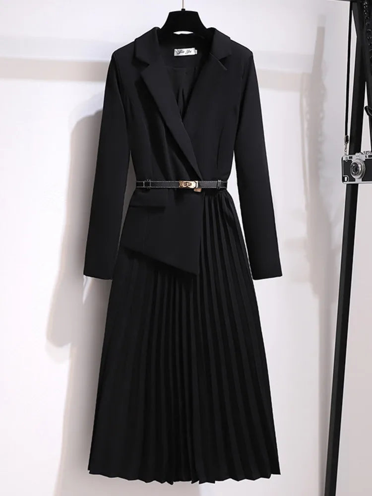 Seraphina | Women's Midi Workwear Belted Dress