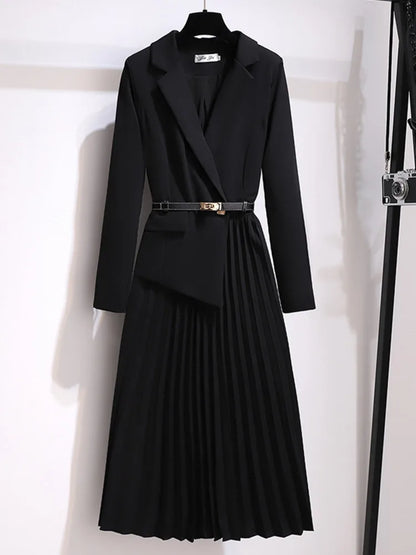 Seraphina | Women's Midi Workwear Belted Dress