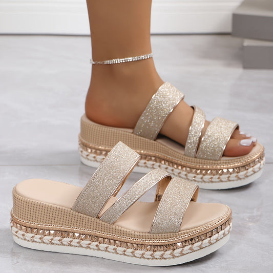 Jana | Women's Sequin Summer Sandals