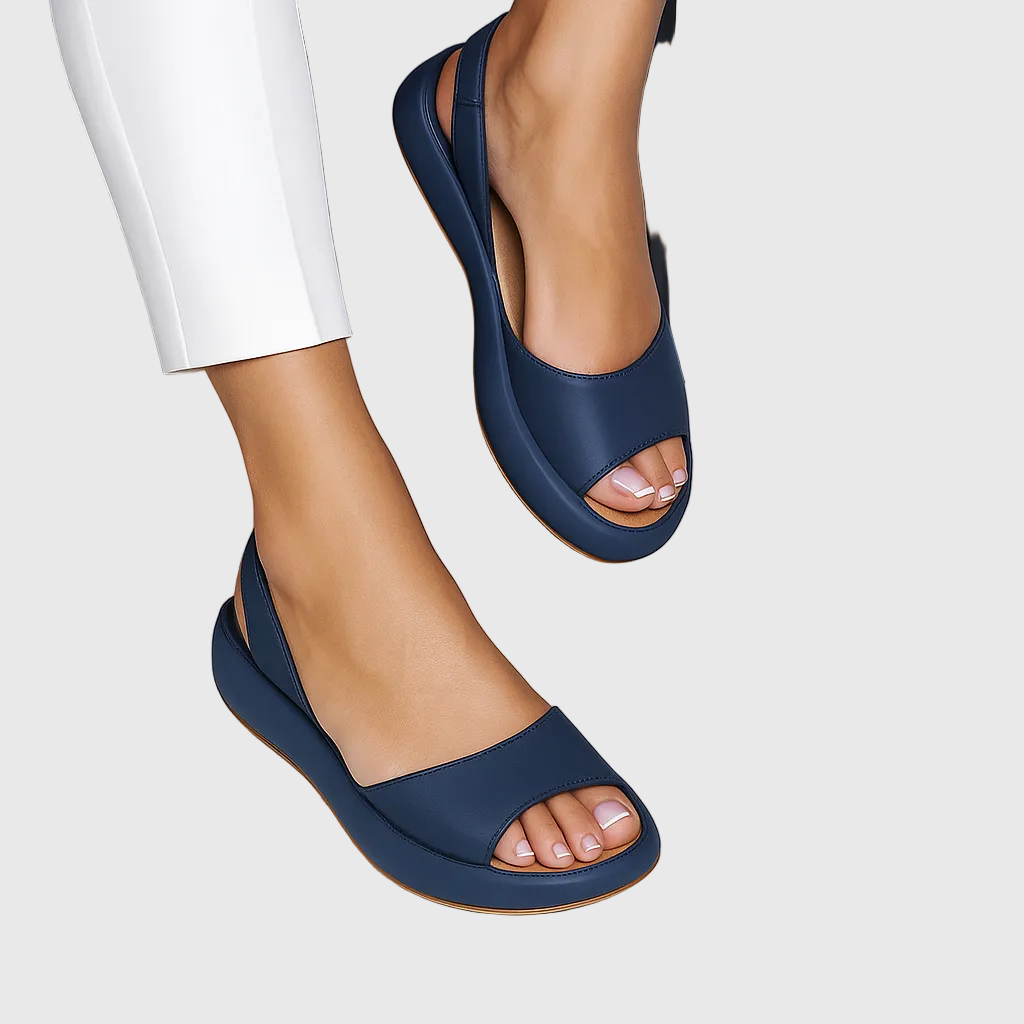 Thea | Women's Open Toe Slip-On Sandals