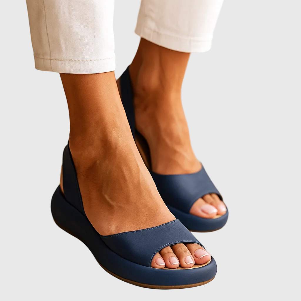 Thea | Women's Open Toe Slip-On Sandals