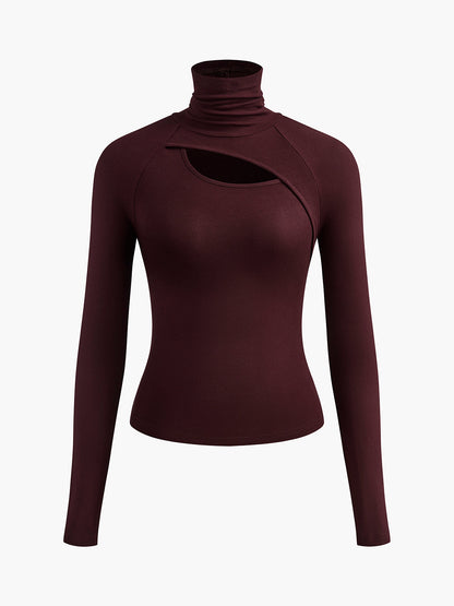 Velandra | Women's Lace Cut-Out High-Neck Party Top