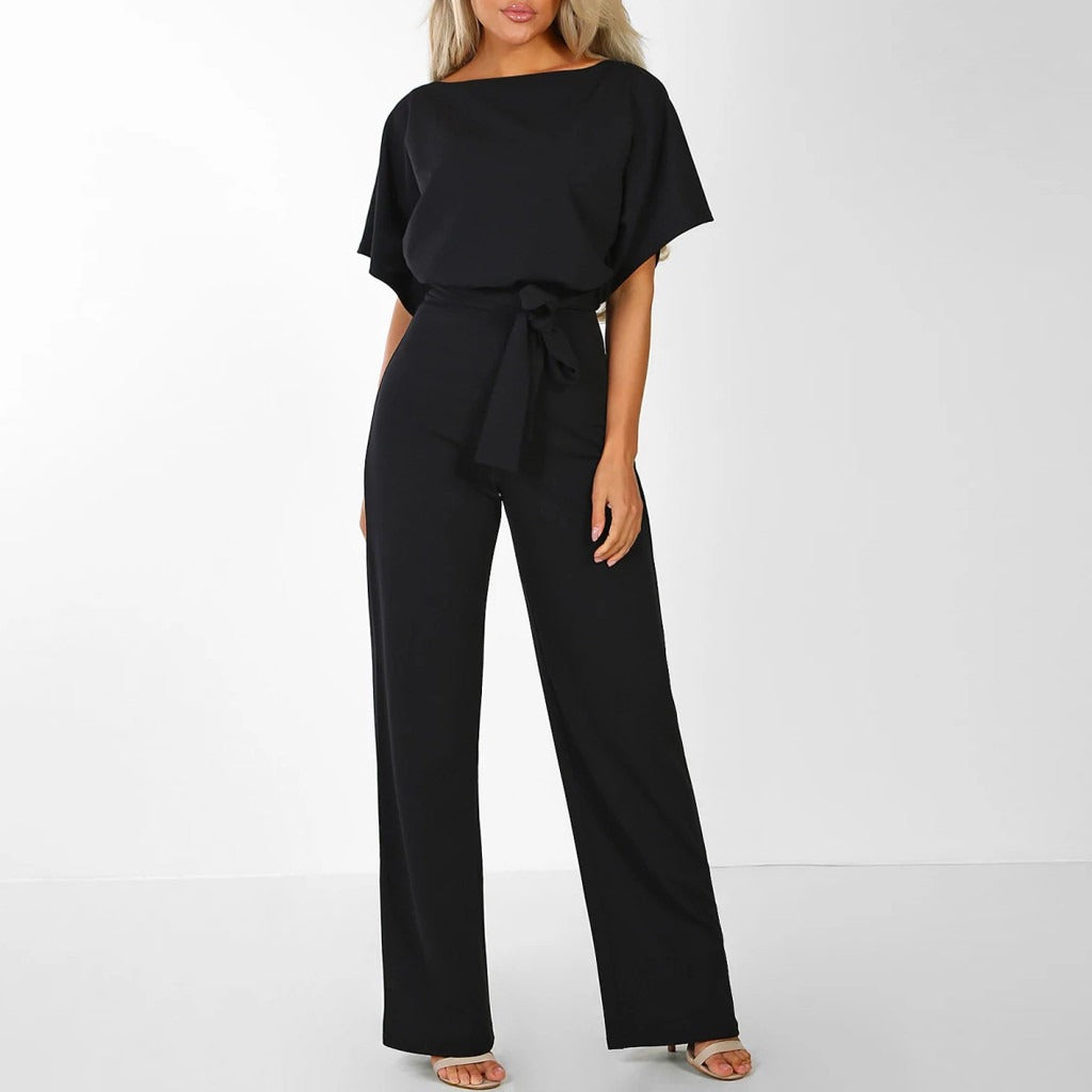 Spessartite | Women's Wide-Leg Stylish Relaxed Jumpsuit