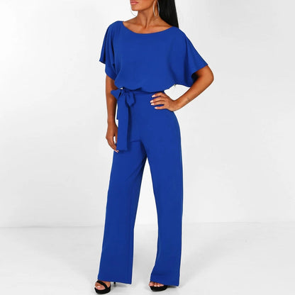 Spessartite | Women's Wide-Leg Stylish Relaxed Jumpsuit