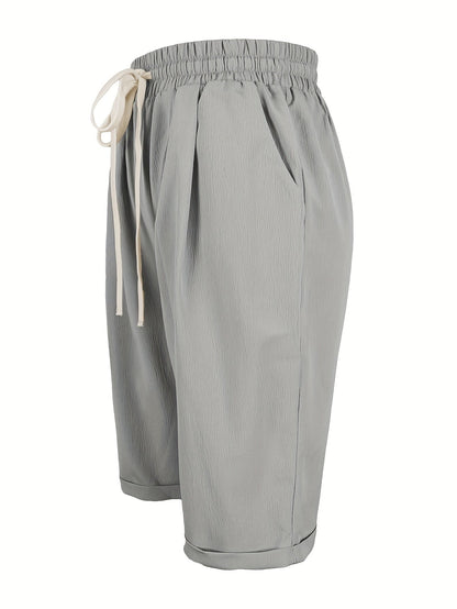 Aillin | Women's Beach Relaxed Capri Trousers