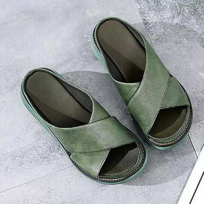 Garnet | Women's Casual Flat Cushioned Sandals