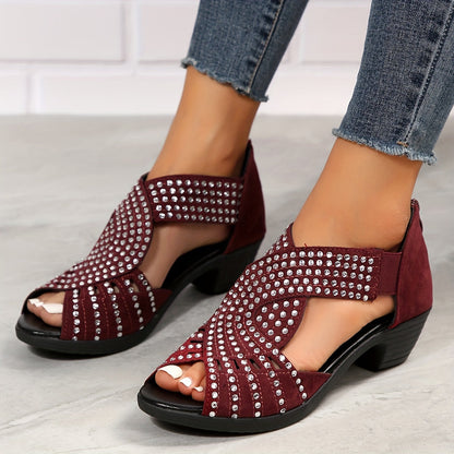 Sorcha | Women's Sequin Casual Adjustable Sandals