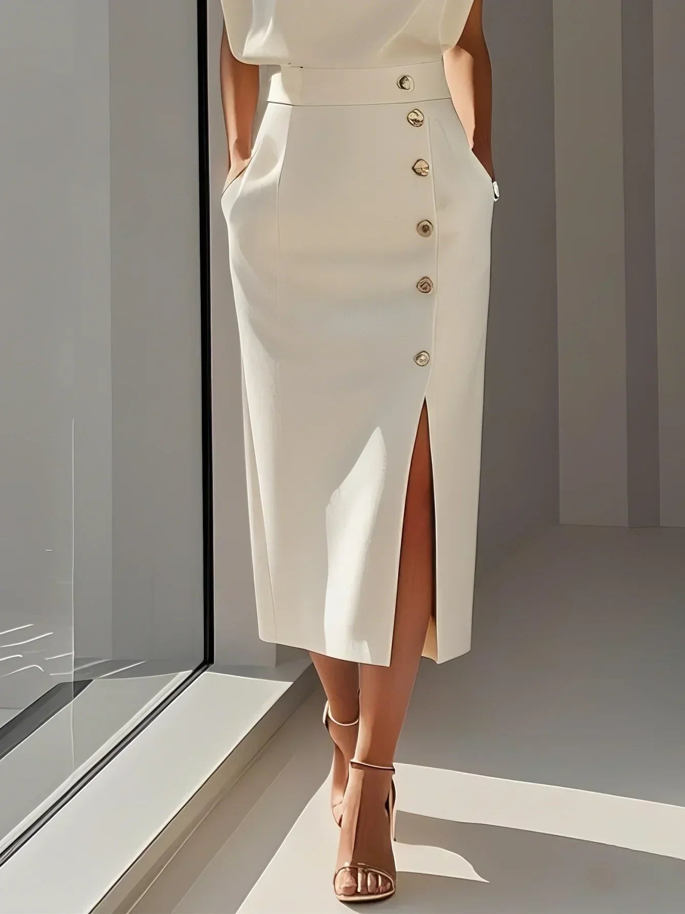 Dorothee | Women's Midi Effortless Charm Dress