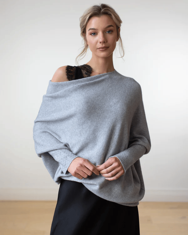 Zelanka | Women's Oversized Off-Shoulder Off Jumper