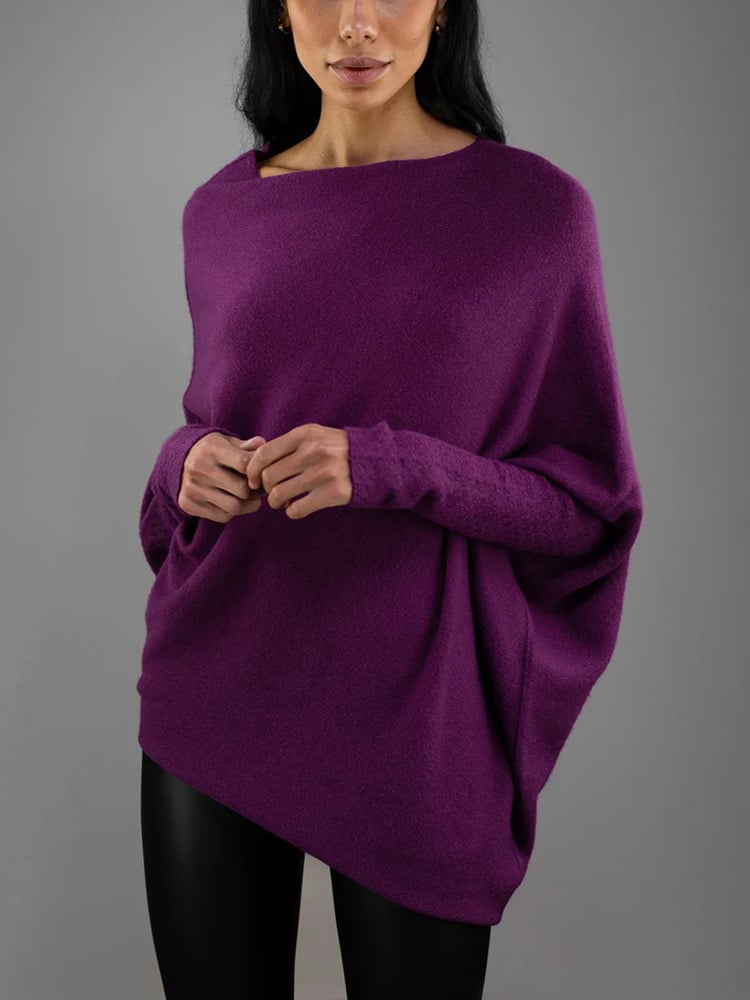 Zelanka | Women's Oversized Off-Shoulder Off Jumper
