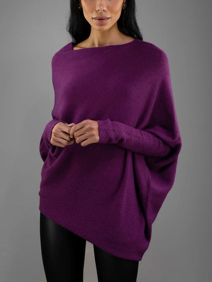 Zelanka | Women's Oversized Off-Shoulder Off Jumper