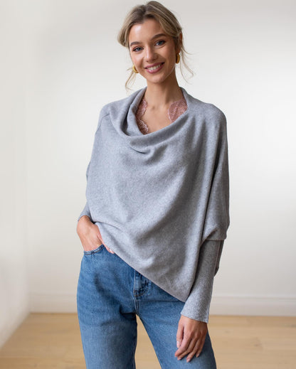 Zelanka | Women's Oversized Off-Shoulder Off Jumper