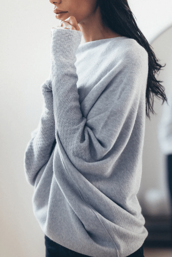 Zelanka | Women's Oversized Off-Shoulder Off Jumper