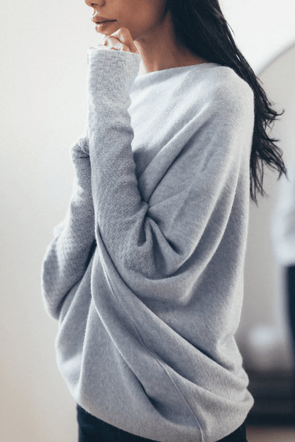 Zelanka | Women's Oversized Off-Shoulder Off Jumper