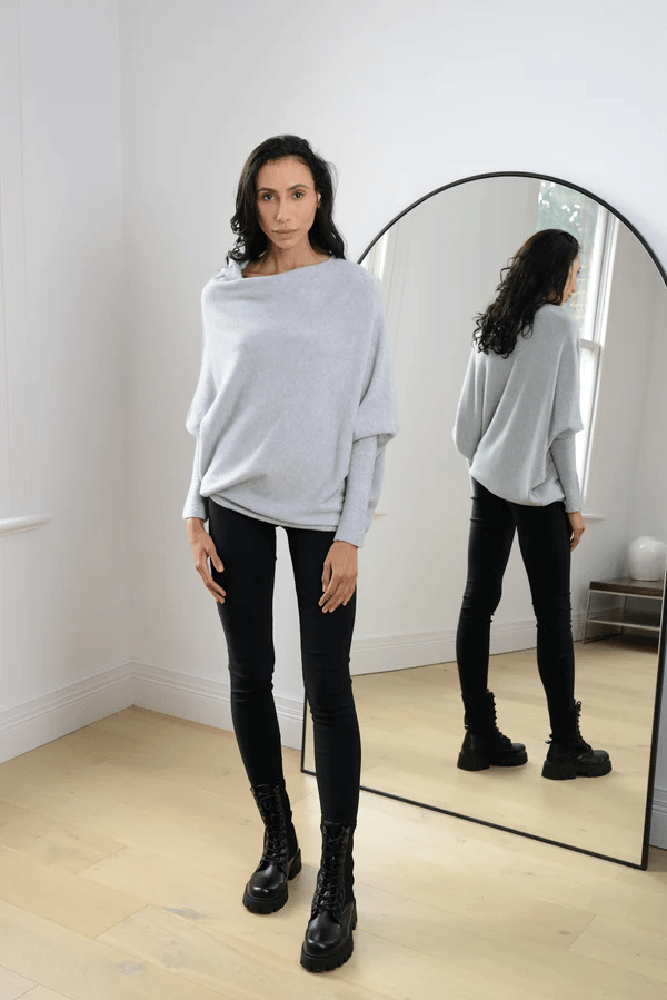Zelanka | Women's Oversized Off-Shoulder Off Jumper
