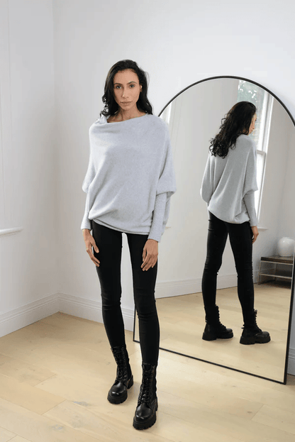 Zelanka | Women's Oversized Off-Shoulder Off Jumper