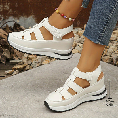 Buddug | Women's Casual Platform Adjustable Sandals
